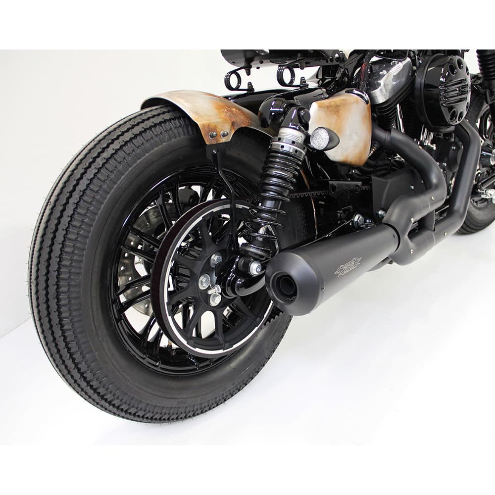 黒タタキSL/朱天黒 Rear Fender リアフェンダーフラット生未完成フィットハーレーダビッドソン Rear Fender Flat Raw  Unfinished fits Harley-Davidson