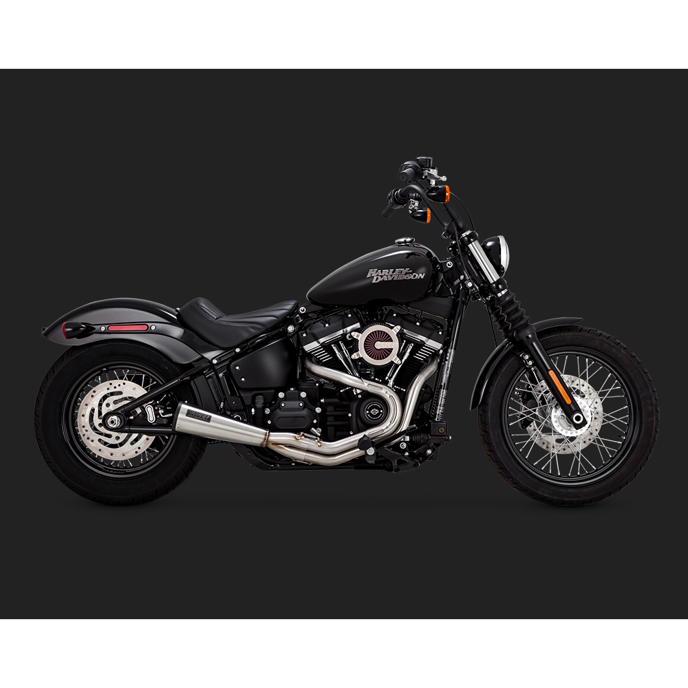 国際ブランド VANCE HINES バンスアンドハインズ バイク カスタムマフラー 16893 ソフテイルデュアルズ 2-2 フルシステム クローム  フルエキゾーストマ