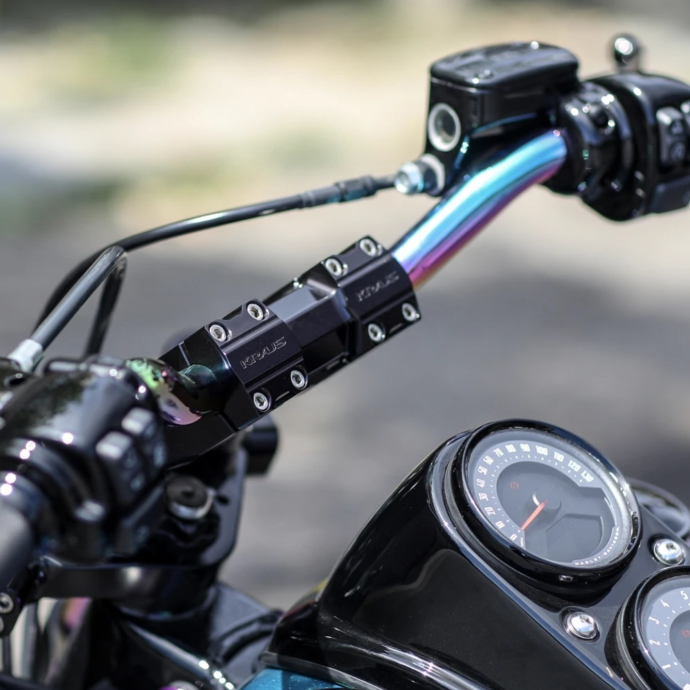 KRAUS クラウス Kraus Isolated ライザー 高さ：8″   ハンドルバー・クランプ径：1-1／8″ Moto Bar   仕上がり：ポリッシュ