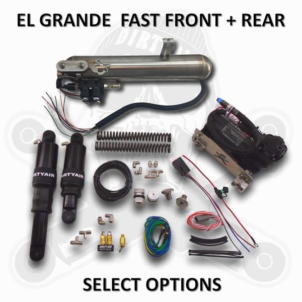 Dirty Air ”El Grande” Front & Rear Complete Fast-Up Tank System 