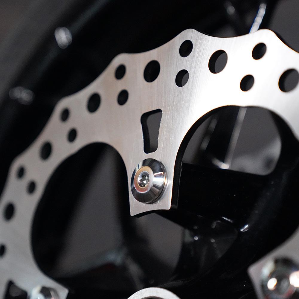 Stainless Floating Brake Rotor Hardware FLT フロントローターボルト ハーレー