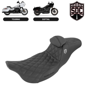 最終値下げ Saddlemen Pro SDC　サドルマンシート　FXLRST Saddlemen Proシリーズ SDC パフォーマンスグリッパーシート