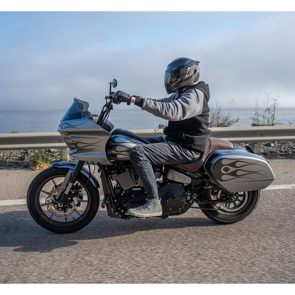 稀少L】HARLEY DAVIDSON レザージャケット スタジャン L 黒