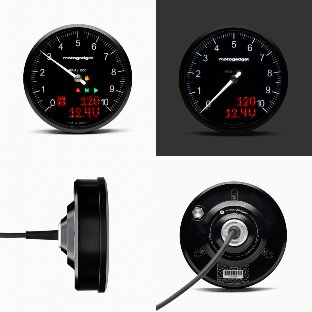 モトガジェット製　デジタルメーター Motogadget モトガジェット モトスコープ ミニ 多機能メーター 多機能