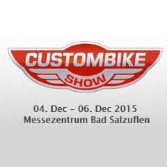 ドイツCustom Bike Show視察(2015年12月5-6日）Visited Custom Bike Show 2016 in Bad Sazlfulen, Germany(Dec. 5-6, 2015)with our dealers