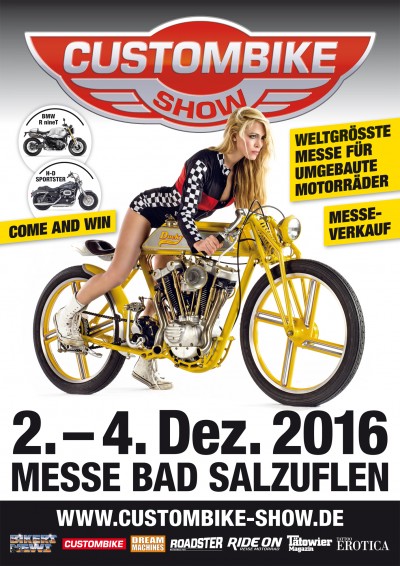 ドイツCUSTOMBIKE SHOW視察(2016年12月3日)Visited Custom Bike Show 2016 in Bad Salzuflen,Germany(Dec.3,2016)
