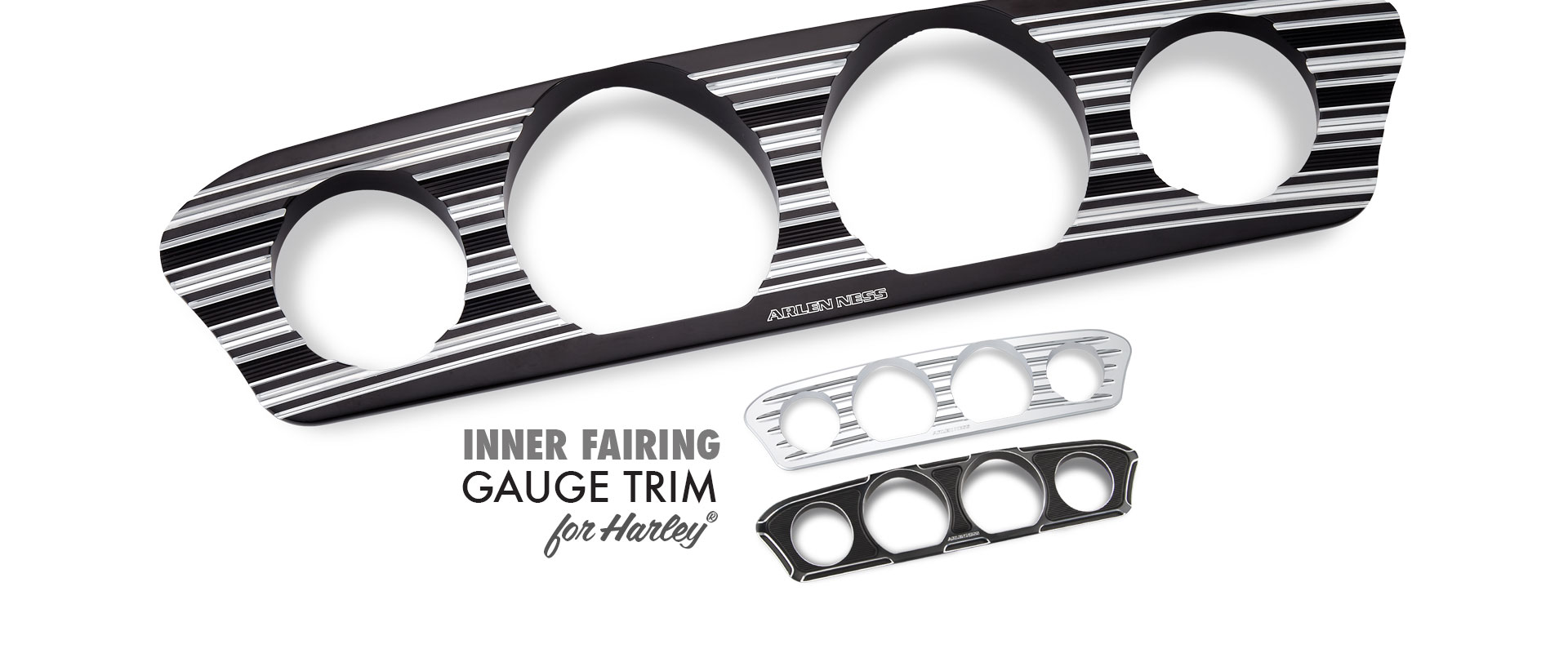 Arlen Ness(アレンネス) Inner Fairing Gauge Trim – ハーレー