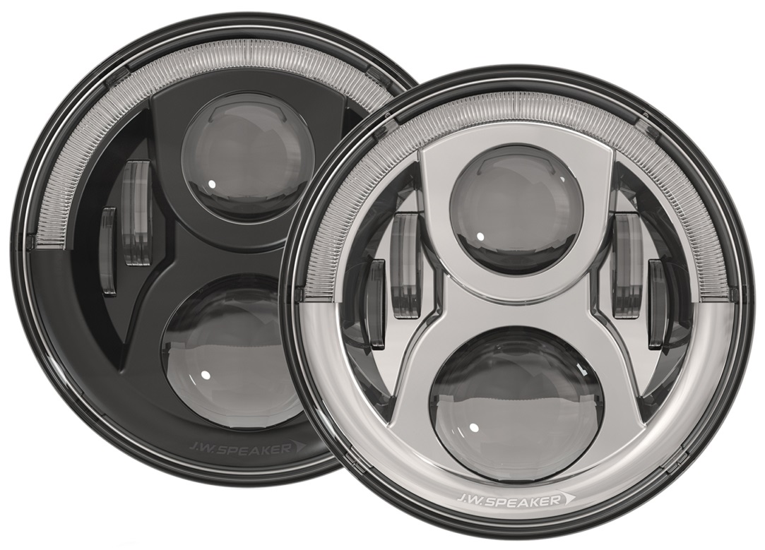 J.W.Speaker(J.W.スピーカー)　Evo 2 Dual Burn 7″ Round Headlights