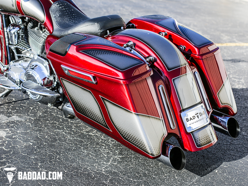 バッドダッド その他ハーレー Bagger Bad Dad Recess 09-13 Rear Fender