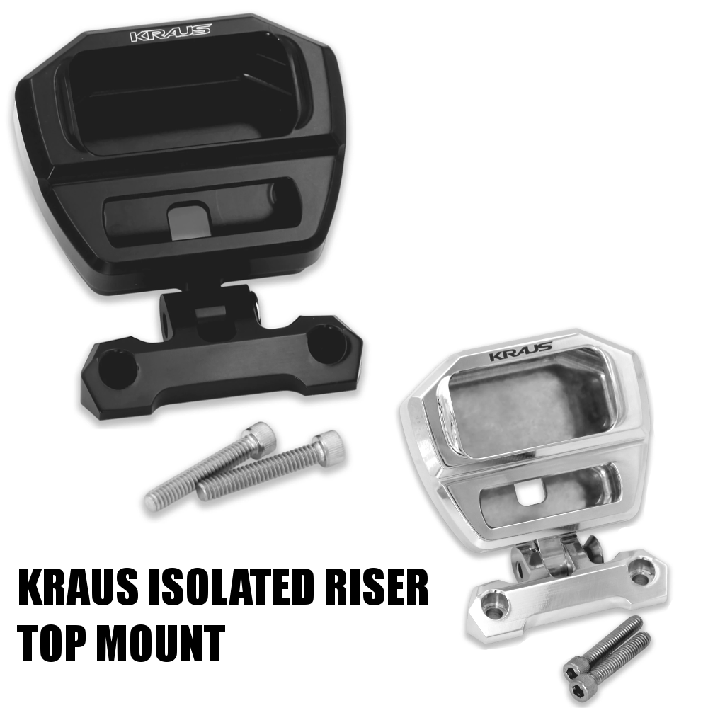 （正規品）Kraus その他ハーレー ハンドルポスト関連パーツ SOFTAIL DIGITAL GAUGE MOUNT T-Bar Riser Cl…