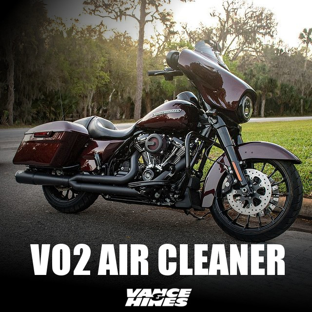 Vance&Hines（バンス＆ハインズ） VO2 Air Cleaner オールブラック 