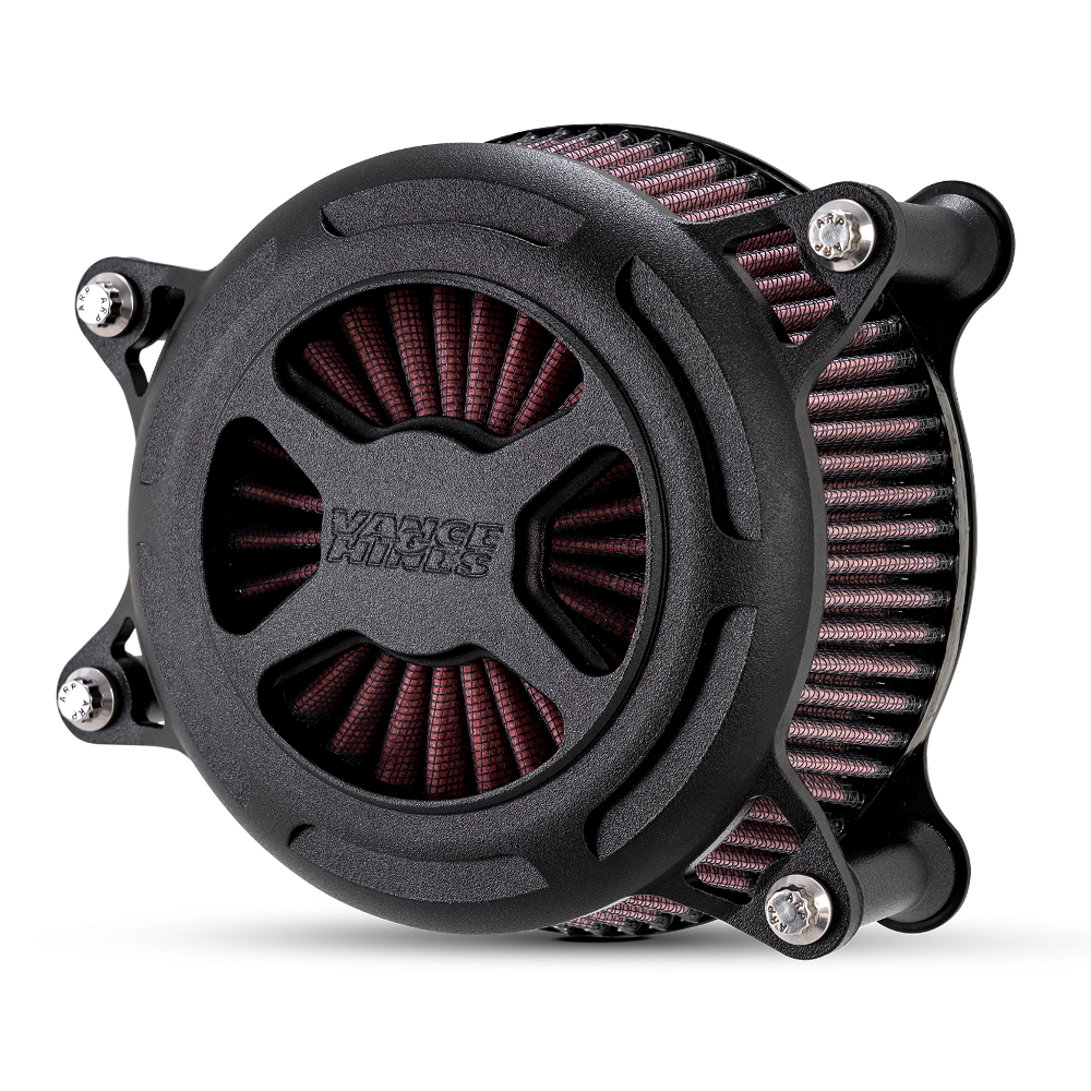 VANCE  HINES（バンス＆ハインズ） VO2 エアインテイク Blade ブレード ブラック TWIN CAM(ケーブル2本引き）(FXDLS除く）