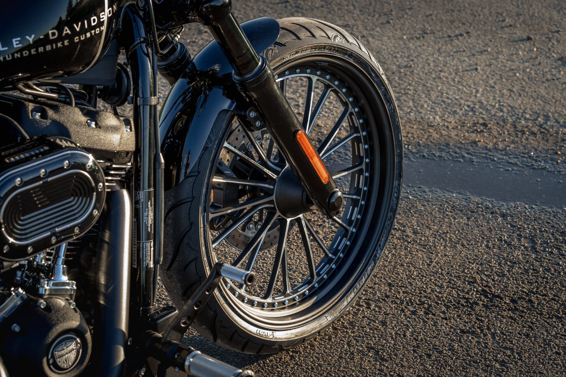 （正規品）サンダーバイク その他ハーレー Brake lines-Kit front Thunder Bike バイク